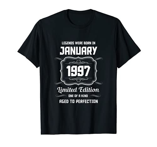 Feliz Cumpleaños Enero 1997 Camiseta