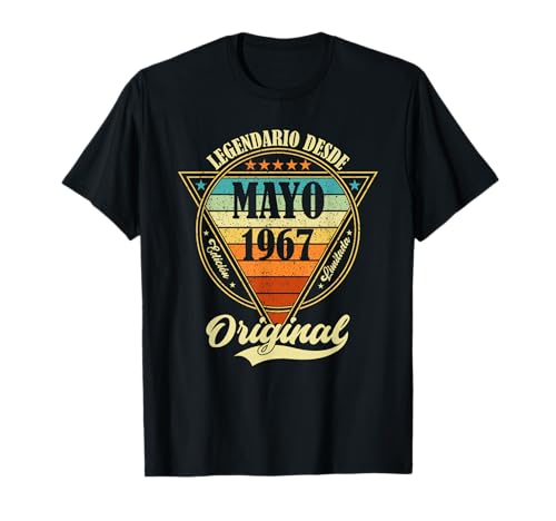 Mayo 59 Años Regalo Cumpleaños Hombre Mujer Original 1967 Camiseta