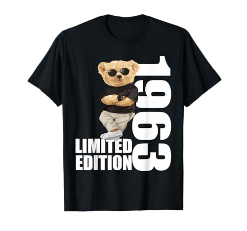 Edición Limitada 1963 Osos Cumpleaños 1963 Vintage 1963 Camiseta