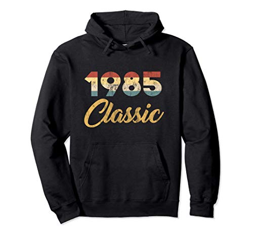 Nacido En 1985 Celebración Clásica Años 80 36 Cumpleaños Sudadera con Capucha