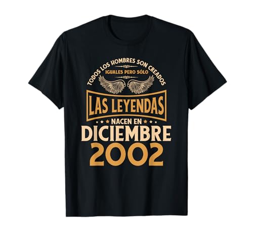 Cumpleaños Hombre Regalos Las Leyendas Diciembre 2002 Camiseta