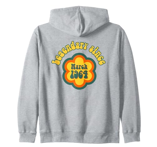 Nacido en marzo de 1964 Cumpleaños Legendario desde 1964 Sudadera con Capucha