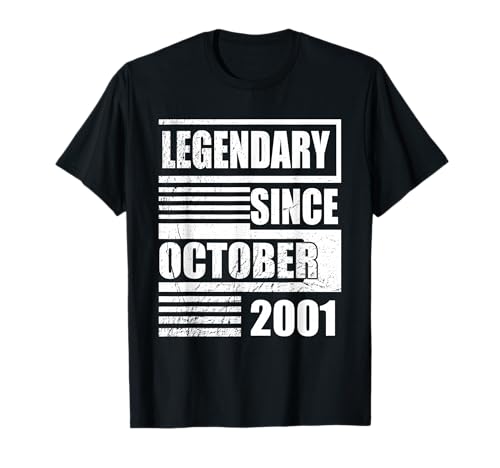 25 cumpleaños Legendario Desde Octubre de 2001 B-Day Camiseta