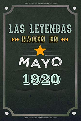 Las leyendas nacen en Mayo 1920: REGALO DE CUMPLEAÑOS, NACIDOS EN LOS AÑOS 1920 Regalos Creativos...