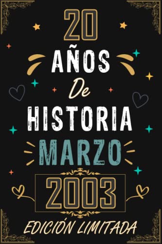 CUADERNO, 20 AÑOS DE HISTORIA MARZO 2003 EDICIÓN LIMITADA: Regalo de 20 cumpleaños para mujeres y...