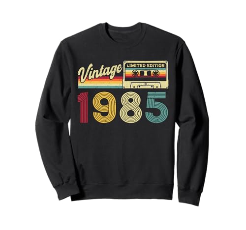 41 Cumpleaños 41 Años Hombre Mujer Vintage 1985 Regalo Sudadera