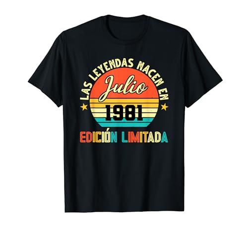 Las Leyendas NACEN en Julio 1981 40 cumpleaños Camiseta