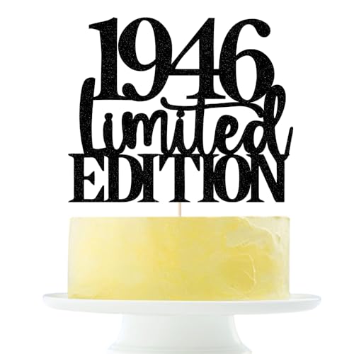 Decoración para tarta de 79 cumpleaños de edición limitada de 1946, decoración de pastel de...