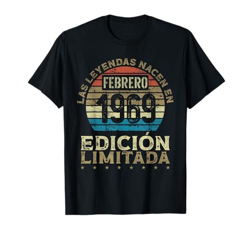 Las Leyendas nacen en Febrero de 1969 - 57 Años Cumpleaños Camiseta