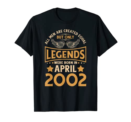 Las leyendas de cumpleaños nacieron en abril de 2002. Camiseta