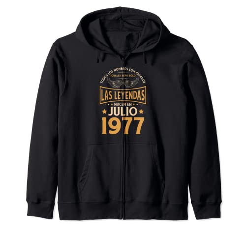 Cumpleaños Hombre Regalos Las Leyendas Julio 1977 Sudadera con Capucha