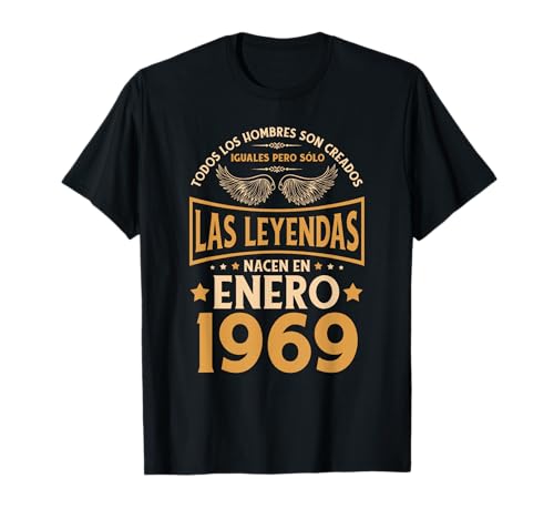 Cumpleaños Hombre Regalos Las Leyendas Enero 1969 Camiseta
