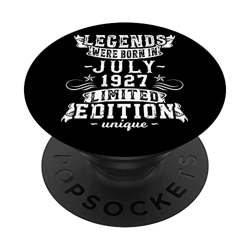 Cumpleaños Julio 1927 Edición Limitada Regalo Legend July PopSockets PopGrip Intercambiable