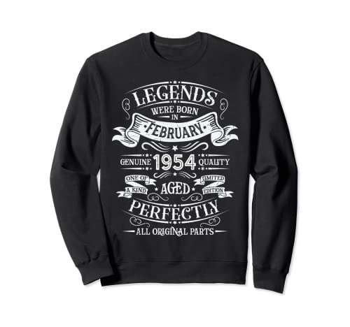 Leyendas nacieron en febrero de 1954 regalo de cumpleaños Sudadera