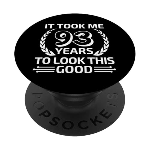 Idea de Regalo de Broma de cumpleaños número 93, Broma Divertida para 93 años PopSockets PopGrip...