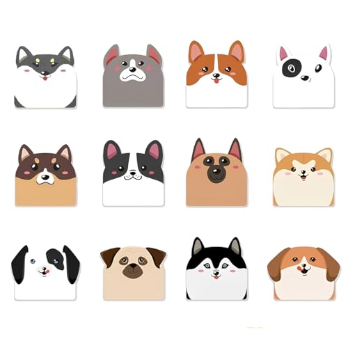 KEWUF 12 Paquete Pequeños Blocs de Notas para Regalos Infantiles, Notas Adhesivas de Dibujos...