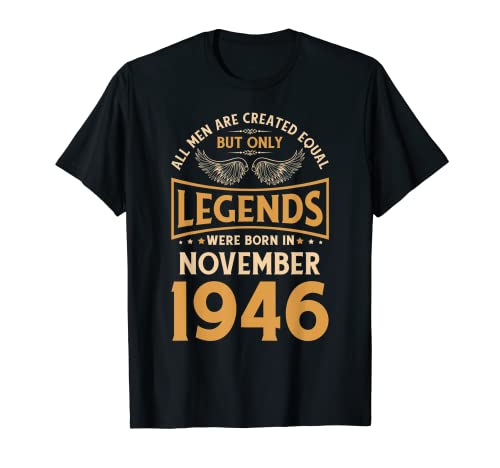 Las leyendas de cumpleaños nacieron en noviembre de 1946. Camiseta