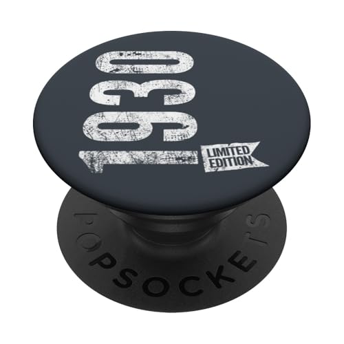 Vintage 1930 Edición Limitada Hombre Viejo Mujer Cumpleaños PopSockets PopGrip Adhesivo
