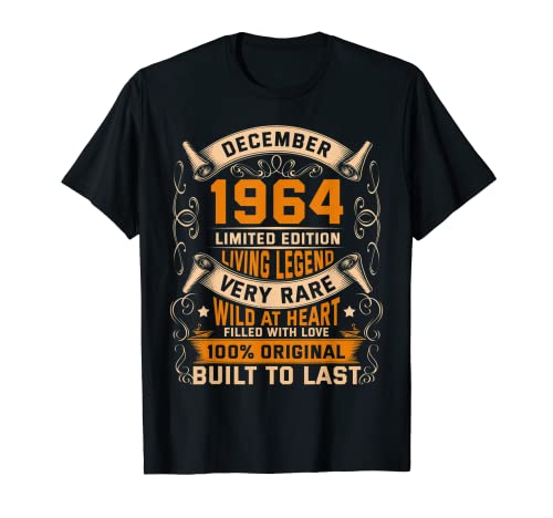 de cumpleaños original de diciembre de 1964 Camiseta