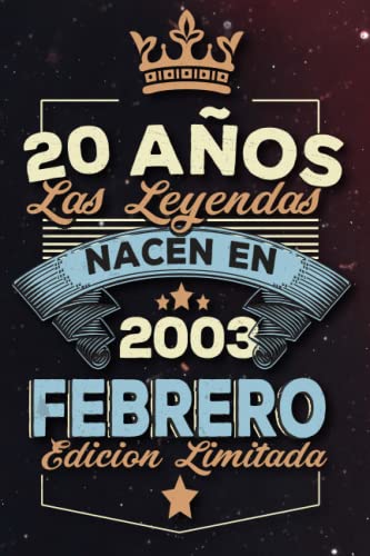 Las leyendas nacen en 20 años 2003 febrero: Ideas de regalos para hombres, ideas de cumpleaños 20...