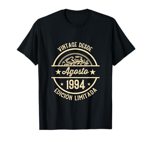 Cumpleaños Hombre Regalos Vintage Desde Agosto 1994 Camiseta