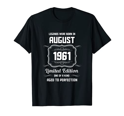 Las leyendas nacieron en agosto de 1961 Camiseta