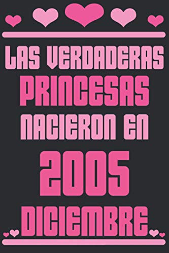 Las Verdaderas Princesas Nacieron en 2005 Diciembre: Regalo de cumpleaños de 15 años para mujeres...