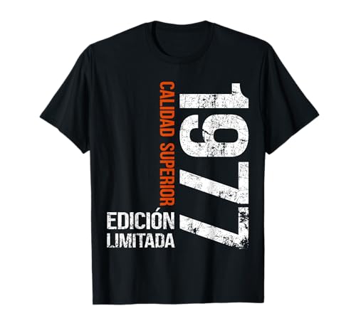 49 Años Cumpleaños Hombre Mujer Regalo Vintage 1977 Camiseta