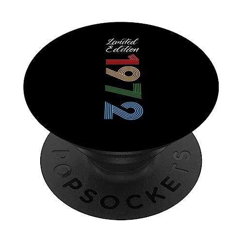 Edición Limitada 1972 Cumpleaños 1972 Nacido 1972 Vintage PopSockets PopGrip Adhesivo