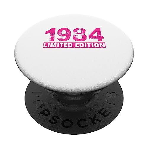 Edición Limitada 1984 Cumpleaños 1984 Vintage 1984 PopSockets PopGrip Adhesivo