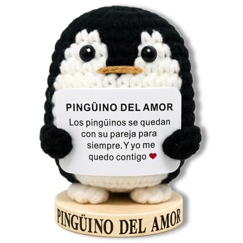 Pingüino del Amor – Regalo Aniversario para Pareja, Novia o Novio | Regalos Románticos, Detalle...