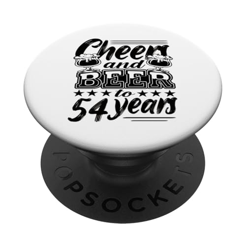 54 cumpleaños 54 cumpleaños hombre 54 cumpleaños papá PopSockets PopGrip Adhesivo