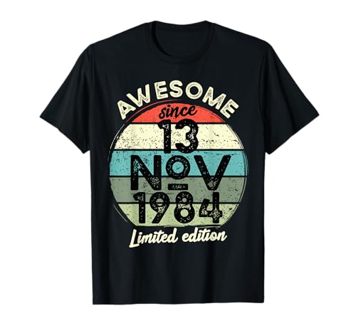 13 noviembre 1984 40 Cumpleaños 40 años 2024 Cumpleaños Camiseta