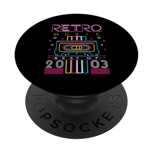 Cumpleaños 2003 Cumpleaños 2003 Hombre 2003 Año 2003 PopSockets PopGrip Adhesivo