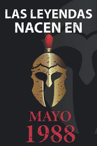 Las leyendas nacen en Mayo 1988: Regalo de cumpleaños perfecto para hombre y mujer de 33 años I...