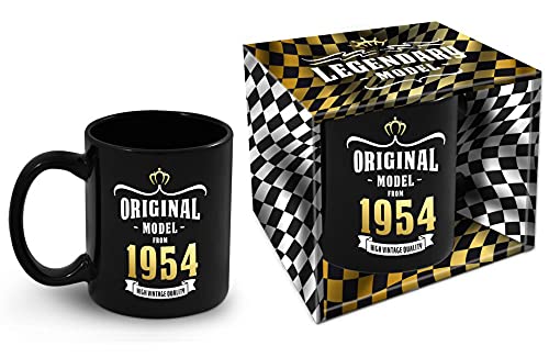 Bombo Taza de cumpleaños con año de nacimiento 1954