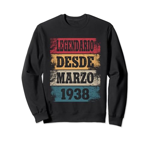 Legendario Desde Marzo 1938 - Cumpleaños 86 Años Sudadera