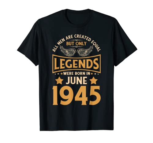 Las leyendas de cumpleaños nacieron en junio de 1945. Camiseta