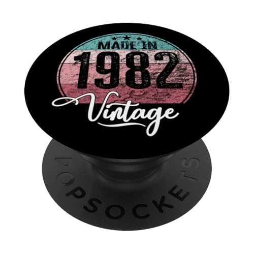 41 cumpleaños Año de Nacimiento 1982 Edición Limitada PopSockets PopGrip Adhesivo