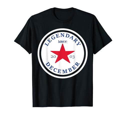 Legendario desde diciembre de 2003. Cumpleaños nacido en Camiseta