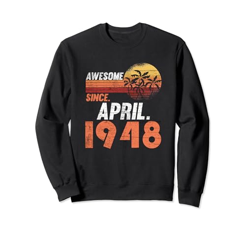 Cumpleaños de abril 1948 Sudadera