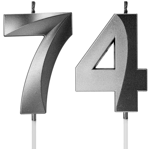 Velas de cumpleaños, velas de número, años de edad, para pasteles, feliz cumpleaños, diseño 3D,...