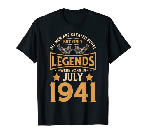 Las leyendas de cumpleaños nacieron en julio de 1941. Camiseta