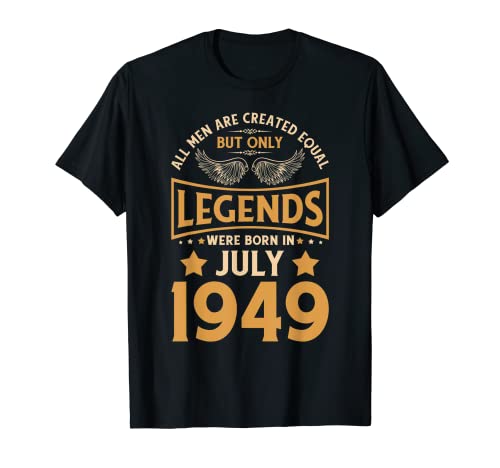 Las leyendas de cumpleaños nacieron en julio de 1949. Camiseta