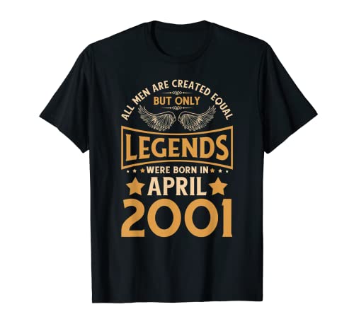 Las leyendas de cumpleaños nacieron en abril de 2001. Camiseta