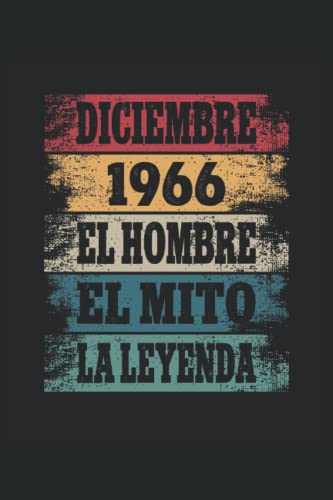 Diciembre 1966 - El Hombre - El Mito - La Leyenda: Regalos Originales para Hombre Papá Abuelo...