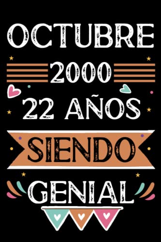 CUADERNO, Octubre 2000,22 Años Siendo Genial: Libro de visitas, cuaderno, 110 páginas de...