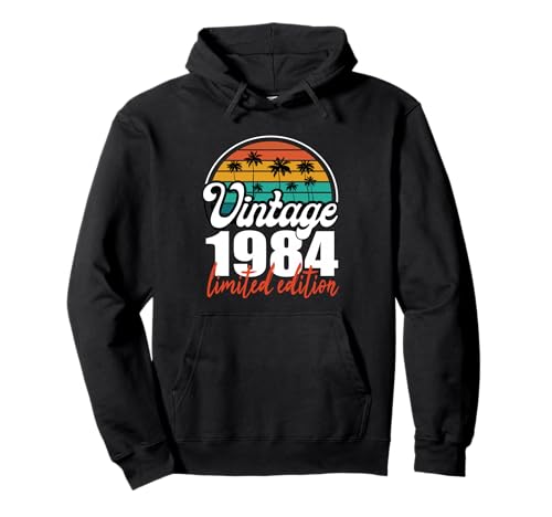 Edición Limitada 1984 Cumpleaños 1984 Nacido 1984 Sudadera con Capucha