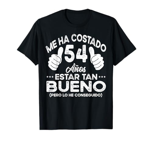 Regalos Originales para Mujer Hombre Padre Madre - Camiseta 54 Cumpleaños Regalo Años Divertido...
