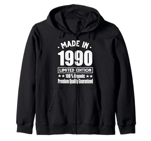Edición Limitada 1990 Cumpleaños 1990 Nacido en 1990 Sudadera con Capucha